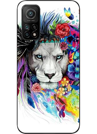 Силіконовий чохол для xiaomi mi 10t з картинкою лев