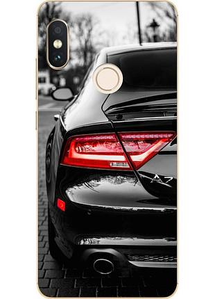 Чехол силиконовый для xiaomi redmi note 5 с картинкой машина