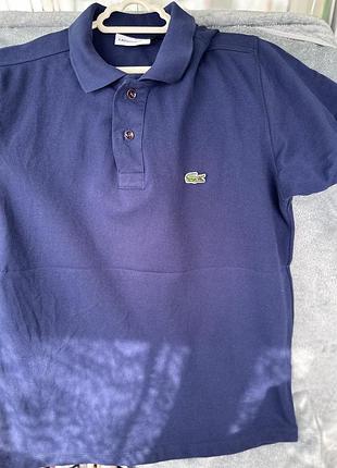 Polo lacoste s оригінальний синій чоловічий