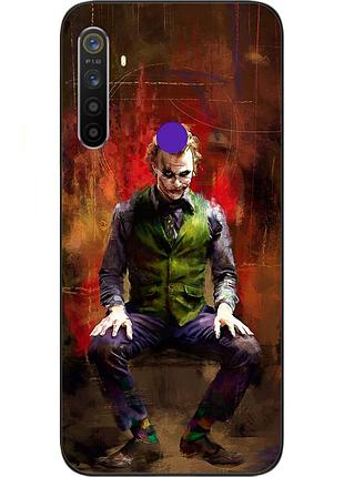 Силиконовый чехол для realme c3 с картинкой джокер