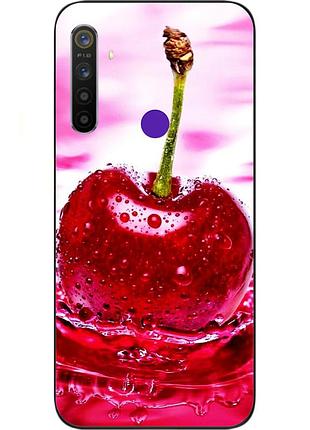 Силіконовий чохол для realme 5i з картинкою вишня