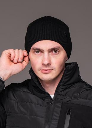 Шапка чоловіча puma чорний лого