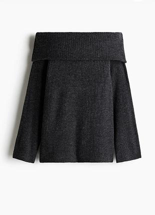Светр із відкритими плечима h&m 2