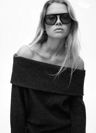 Светр із відкритими плечима h&m 4
