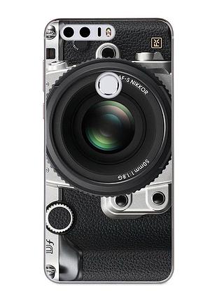 Чохол з картинкою ( силікон ) для huawei honor 8 фотоапарат