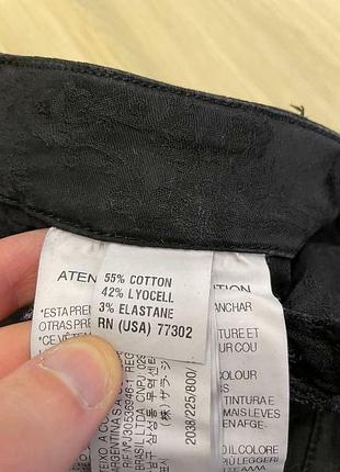 Ліоцелл + бавовна джинси zara basic з візерунком 7