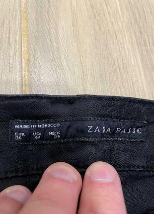 Ліоцелл + бавовна джинси zara basic з візерунком 5