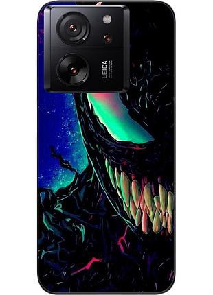 Силиконовый чехол epik для xiaomi 13t с картинкой яркий веном