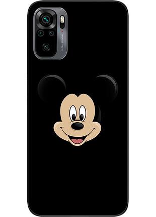 Силиконовый чехол для xiaomi redmi note 10 с картинкой микки