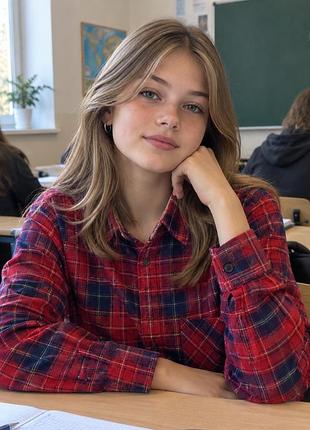 Теплая рубашка уникло хлопок 100%