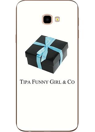 Антибрендовый силіконовий чохол для samsung galaxy j4 plus 2018 tipa funny