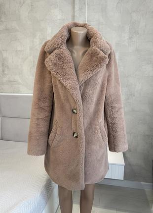 Жіноча шубка teddy f&f, розмір m/l