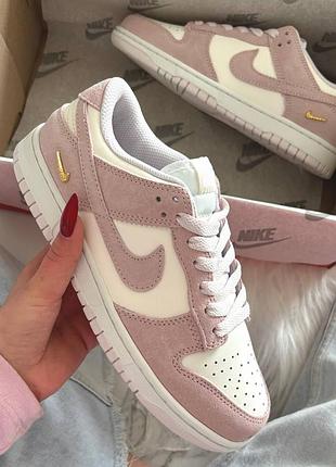 Кросівки nike sb dunk low sail pearl pink