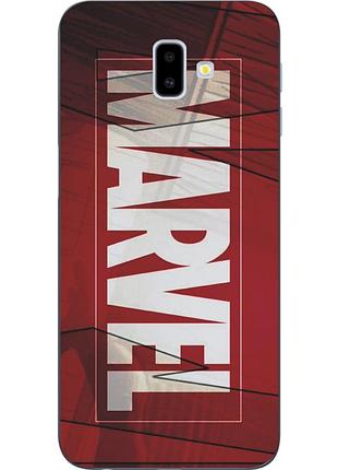 Силіконовий бампер з картинкою для samsung galaxy j6 plus 2018 marvel