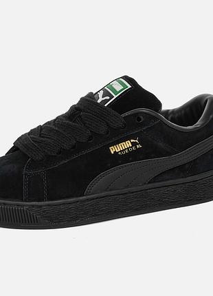 Puma suede xl black 3