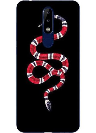 Силіконовий чохол для nokia 5.1 2018 з картинкою змія