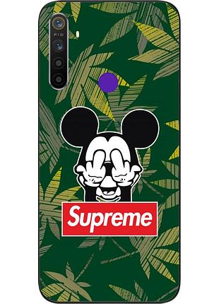 Силіконовий чохол для realme 6i з картинкою міккі supreme