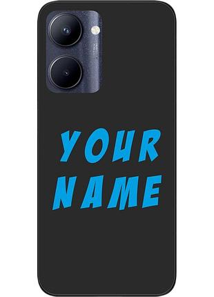 Саме чохол epik для realme c33 бампер із ім'ям друк на чохлі