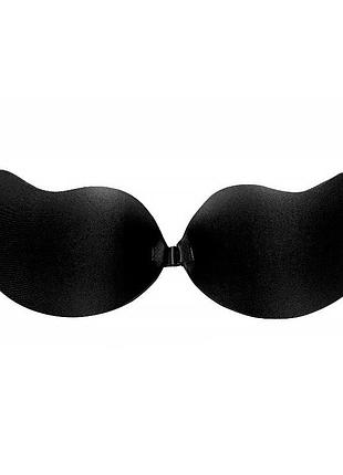 Бюстгальтер-невидимка fly bra g00d88 без бретелей черный для женщин с эффектом push up для идеального де ku-22