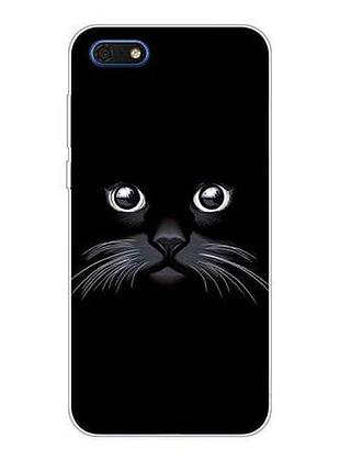 Чохол бампер з картинкою (силікон) для huawei y5 2018 мордочка