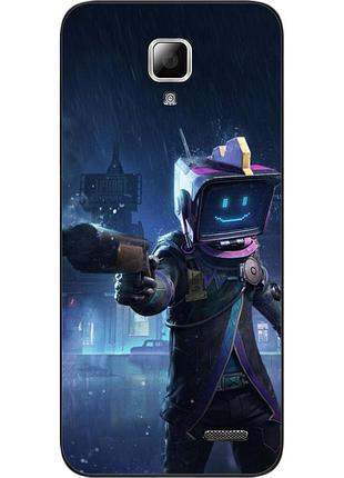 Оригінальний чохол для lenovo a536 з картинкою pubg mobile