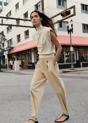 Брюки чинос zara 5