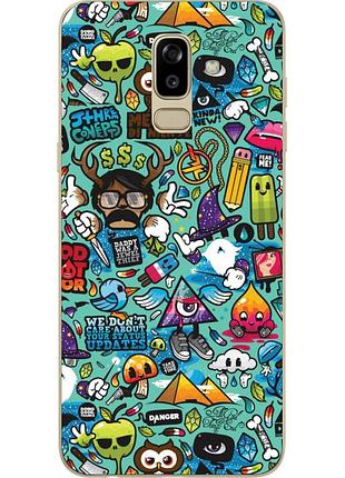 Чохол для samsung j810f galaxy j8 2018 з картинкою статуси