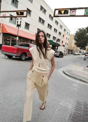 Брюки чинос zara 9