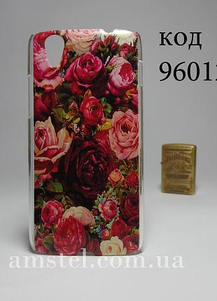 Чехол на lenovo s960 панель накладка розы