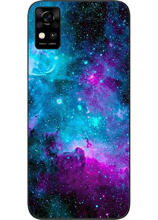 Чохол силіконовий для zte blade a31 з картинкою космос