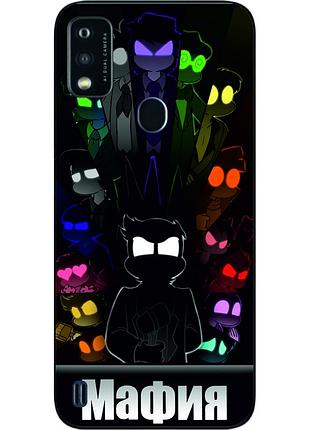 Силиконовый чехол для zte blade a51 с картинкой 13 карт мафия