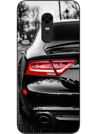 Чехол силиконовый для xiaomi redmi 5 plus с картинкой машина