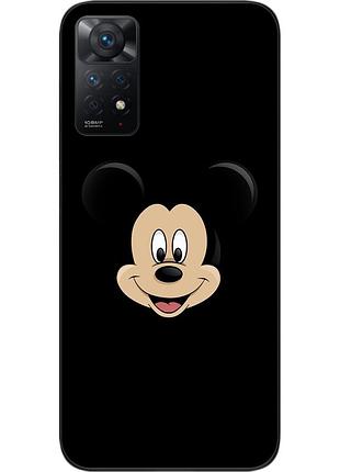 Силиконовый чехол для xiaomi redmi note 11 pro с картинкой микки