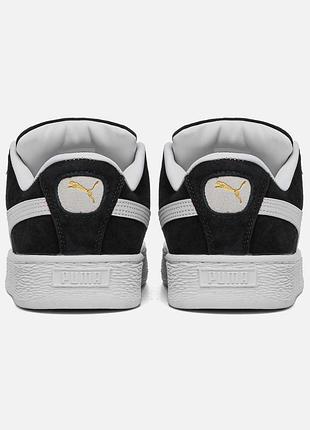 Puma suede xl black white 3