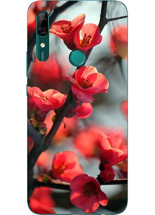 Чохол силіконовий для huawei p smart z з картинкою сакура