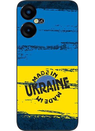 Силиконовый чехол epik для tecno pova neo 3 (lh6n) с картинкой сделан в украине