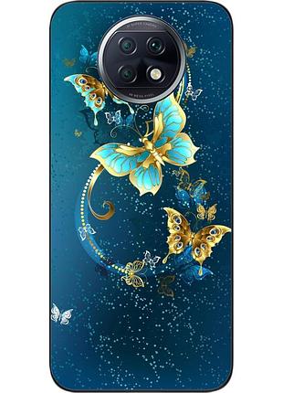 Оригинальный чехол для xiaomi redmi note 9t с картинкой бабочки
