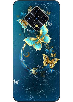 Оригинальный чехол для infinix zero 8 с картинкой бабочки