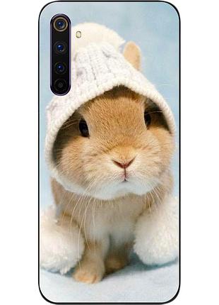 Силіконовий чохол бампер для realme 6 pro з картинкою зайчик