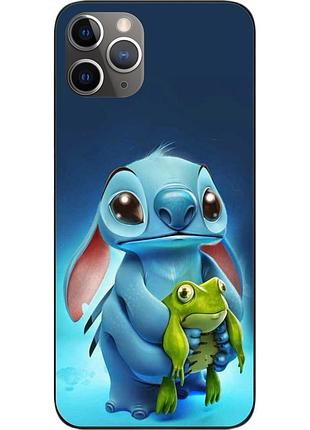 Силіконовий чохол бампер для iphone 11 pro з картинкою стіч