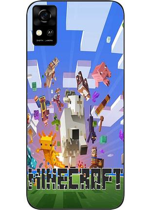 Оригінальний чохол epik для zte blade a31 з картинкою майнкрафт