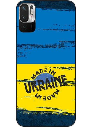 Силіконовий чохол epik для xiaomi redmi note 10 5g з картинкою зроблено в україні