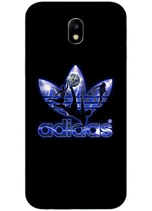 Оригинальный чехол накладка для samsung galaxy j3 2018 с картинкой adidas 2