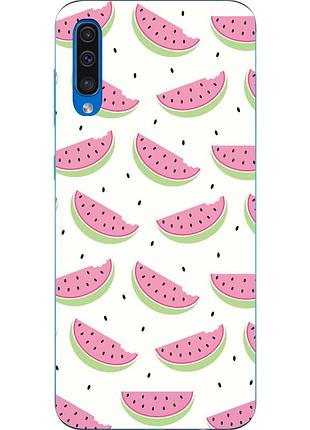 Силіконовий чохол для samsung galaxy a50 2019 a505f з картинкою кавун