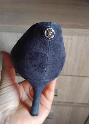 Замшеві туфлі louis vuitton 5