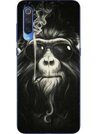 Силиконовый чехол для xiaomi mi 9 se с картинкой обезьяна