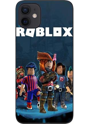 Бампер силіконовий чохол для iphone 12 з картинкою roblox