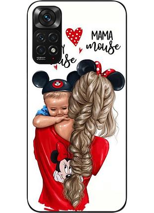 Оригинальный чехол для xiaomi redmi note 11 / note 11s с картинкой мама с сыном