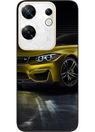 Силиконовый чехол epik для infinix zero 30 4g с картинкой желтая машина