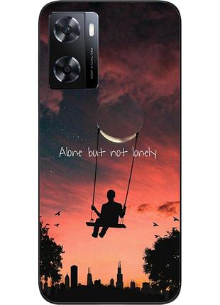Чехол силиконовый для oppo a57s с картинкой надпись